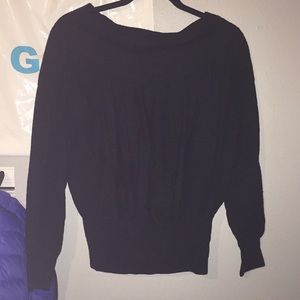 GUC black sorta cowl neck sweater